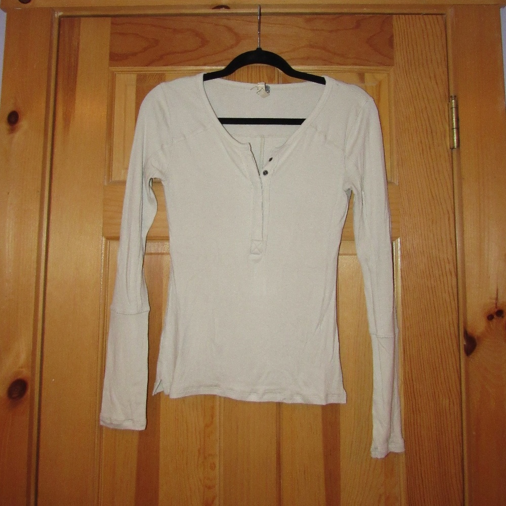 We the Free Off-White long sleeve top